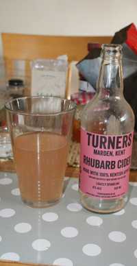 Turners Cider Rhubarb review